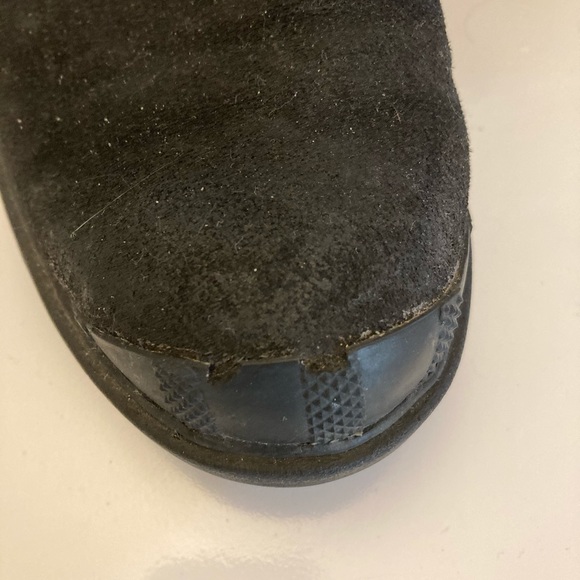 SOREL Black Suede Wedge Ankle Boots Women’s Size 10 - Picture 3 of 7